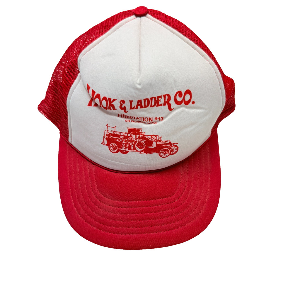 Vintage Hook & Ladder Co. Fire Station #13 Foam Padded Trucker Hat